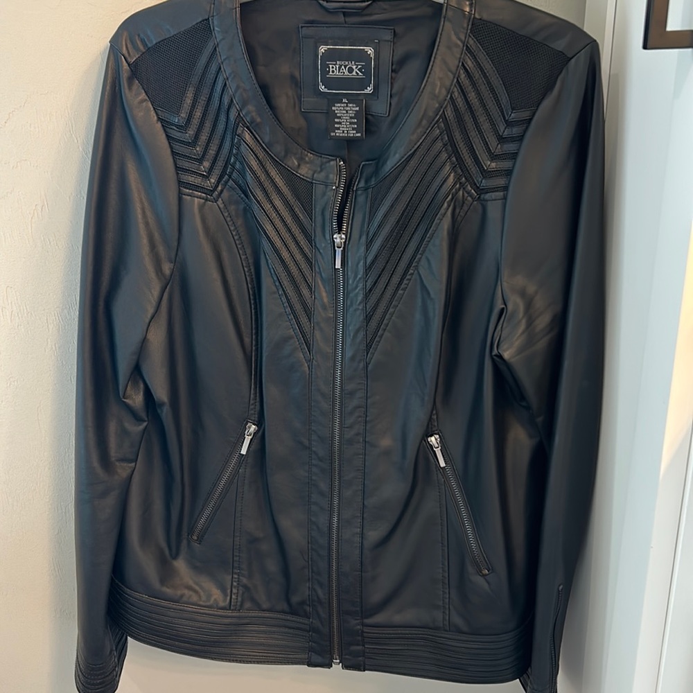 Black by Buckle “Leather” Jacket